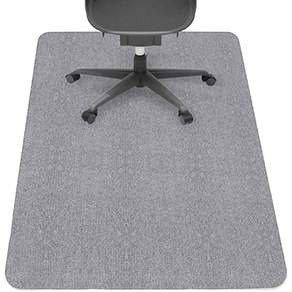 ETUDIER 椅墊 防刮椅墊 地板保護 120 x 90 厘米, 淺灰色, 1個
