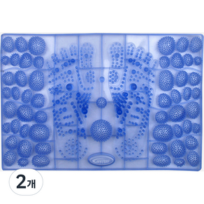 足底指壓板穴位墊CT-720K, 2個, 透明藍色