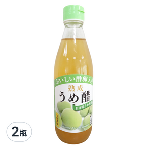 MORIBUN 森文釀造 梅子風味果醋飲料 3倍濃縮, 360ml, 2瓶