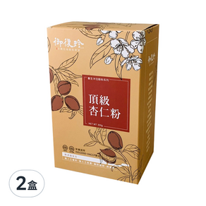 御復珍 頂級杏仁粉 無人工香料 無人工色素 無防腐劑, 350g, 2盒