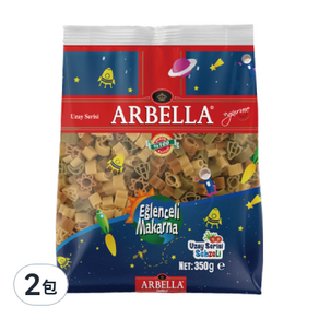 ARBELLA 阿貝拉 太空造型三色麵, 350g, 2包