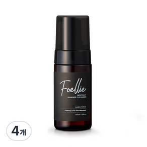 Foellie 愛戀羞羞 男性私密清潔慕斯, 4個, 100ml