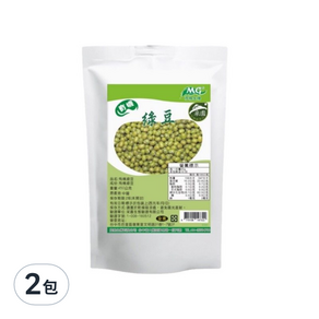 茂格生機 有機綠豆, 450g, 2包