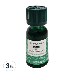 THE BODY SHOP 美體小舖 國際航空版 茶樹精油 新版, 10ml, 3瓶