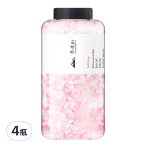 Bathpa 澳大利亞沐浴鹽 Soft Rosy, 1.2kg, 4瓶