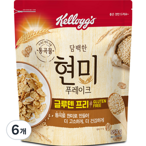 Kellogg's 家樂氏 高蛋白格蘭諾拉糙米麥片, 550g, 6包