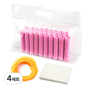 Cell Ribbon Hair Volume Roll Star Self Perm Ceramic Rod No. 3 Set, 單色, 4組