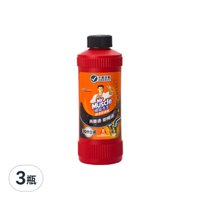 Mr Muscle 威猛先生 快速疏通劑, 500ml, 3瓶