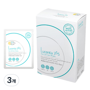 Fa Lucentia 365 Eye Care Tissue Eye Cleaner 眼瞼清潔 Eye Clean 清潔眼周, 20張, 3個