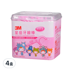 3M 星座牙線棒, 156支, 4盒