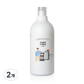 Shinemakers Safe Wash 洗碗機洗滌劑液體類型, 1L, 2個