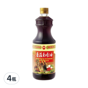 萬家香 極品香菇素蠔油, 1.2kg, 4瓶