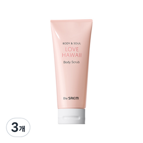 The Saem Body and Soul Love 夏威夷身體磨砂膏, 200ml, 3個