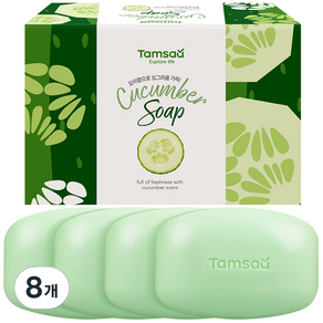 Tamsaa 小黃瓜香皂, 90克, 8個