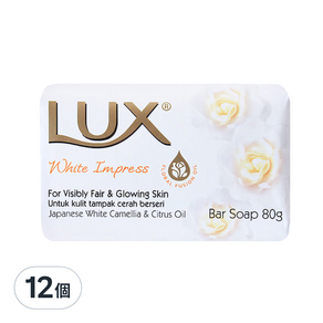 LUX 麗仕 白皙煥采 香氛皂, 80g, 12個