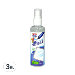 SUCCESS 成功 新白板清潔液 100ml, 3瓶