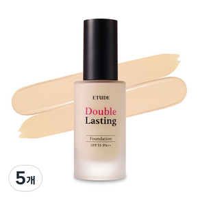 ETUDE 長效待肌無瑕輕粉底 30g, 17N1 Neutral Vanilla, 5瓶