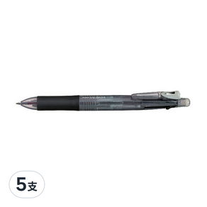 ZEBRA 斑馬牌 SARASA 3色多功能原子筆 0.5mm, 黑色, 5支