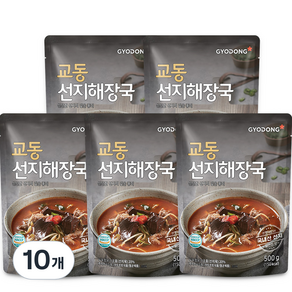 GYODONG 校洞食品 韓式牛骨湯調理包, 500g, 10包