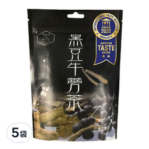 茶立方 台灣黑豆牛蒡茶, 10g, 20入, 5袋