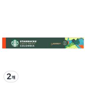 STARBUCKS 星巴克 Nespresso 單品哥倫比亞膠囊咖啡, 5.7克, 10顆, 2盒