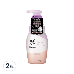 Liese 莉婕 蓬柔捲潤活泡沫 頭髮造型產品, 200ml, 2瓶
