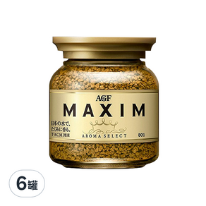 AGF MAXIM 咖啡粉, 80g, 6罐