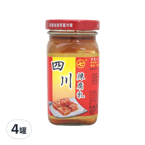 大進溢 四川辣腐乳, 120g, 4罐