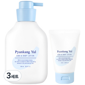 Pyungangyul 兒童和嬰兒乳液 590ml + 50ml 套組, 3套