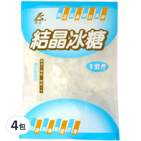 同正 結晶冰糖, 1kg, 4包