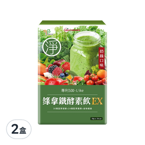 UDR 綠拿鐵專利SOD酵素飲EX, 20g, 10包, 2盒