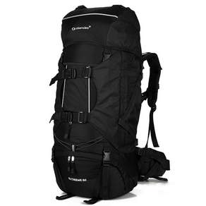 ADDEDIT 登山專用後背包 L號 80L+防水套, 黑色（袋），隨機發貨（封面）