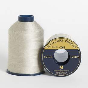 COTTONVILLE Coco Thread 優質縫紉線 45S/2 1700m, C068, 2入