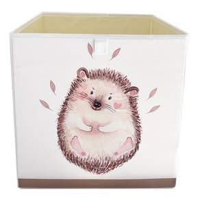 圖案印花玩具收納箱, 07 Happy Hedgehog, 1個