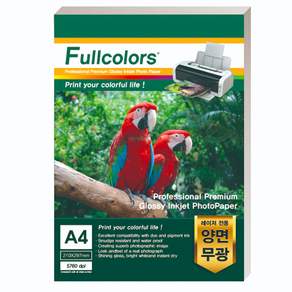 Fullcolors 全彩 霧面雷射相紙, A4, 100張