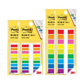 3M Post-it 分類用便簽貼 683-9KP 2入+683-9KN 2入, 1組