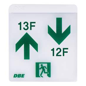 DBE LED 樓梯導向燈 左上 13F 右下 12F, 1個