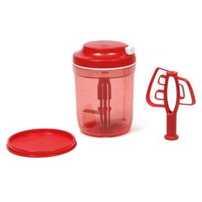 Tupperware 手動食物調理機 730ml, 紅色, 1組