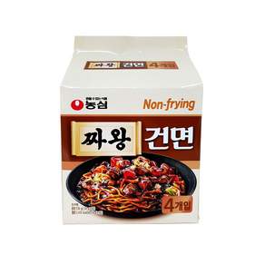 NONGSHIM 農心 炸醬乾麵 非油炸, 134g, 4包