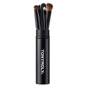 Tonymoly 化妝刷具五件組, 黑色, 1組