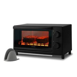 Lacuzin 迷你烤箱烤麵包機, LCZ0808BK（黑色）