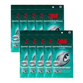 3M 舒適型止滑耐磨手套, 灰色, 10組