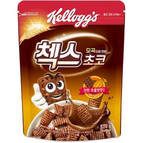 Kellogg's 家樂氏 COCO 可可猴 巧克力格格脆麥片, 570g, 1包