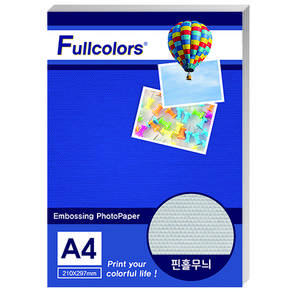 Fullcolors 全彩 網格紋雙面列印霧面相片紙, A4, 50張