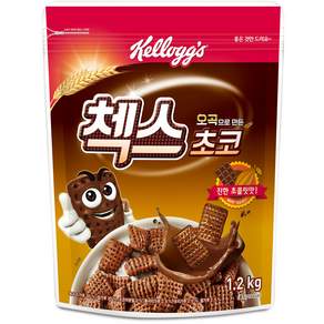 Kellogg's 家樂氏 COCO 可可猴 巧克力格格脆麥片, 1.2kg, 1包
