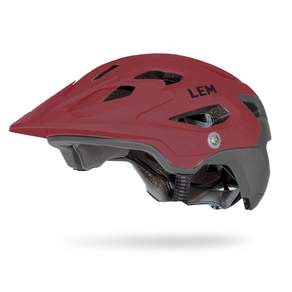 LEM HELMETS Flow越野自行車安全帽, 紅黑