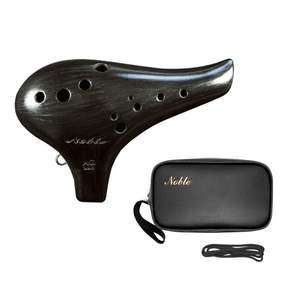 noble Ocarina 陶瓷中音 F 陶笛, 單品, 黑色的