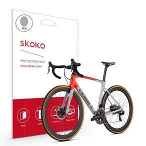 SKOKO 自行車車架霧面保護膜, 單色, 1套