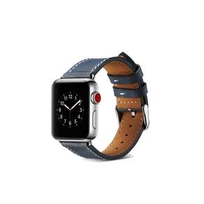 IAMPANDA Apple Watch智慧手錶皮革錶帶, 深灰色