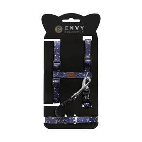 ENVY COLLECTION 貓胸背帶, Blue Terrazzo, 1個